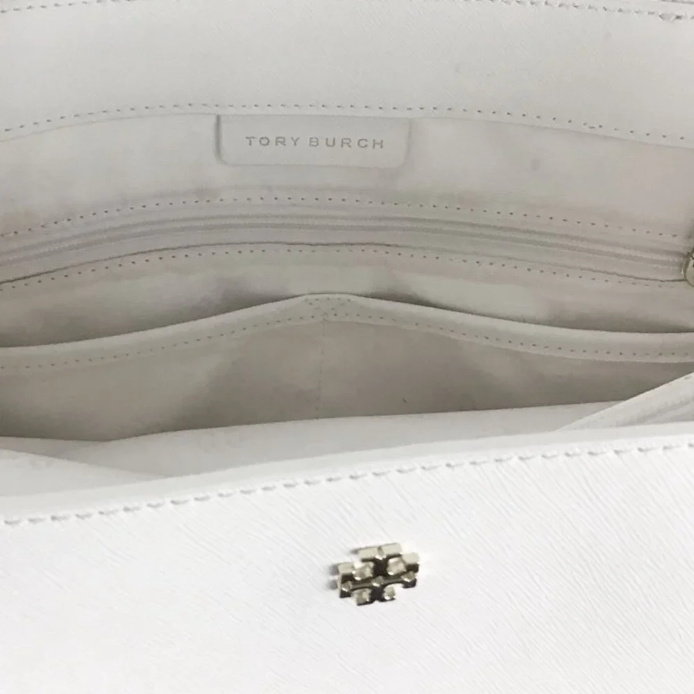 Tory Burch Solid Saffiano Leather Tote Bag